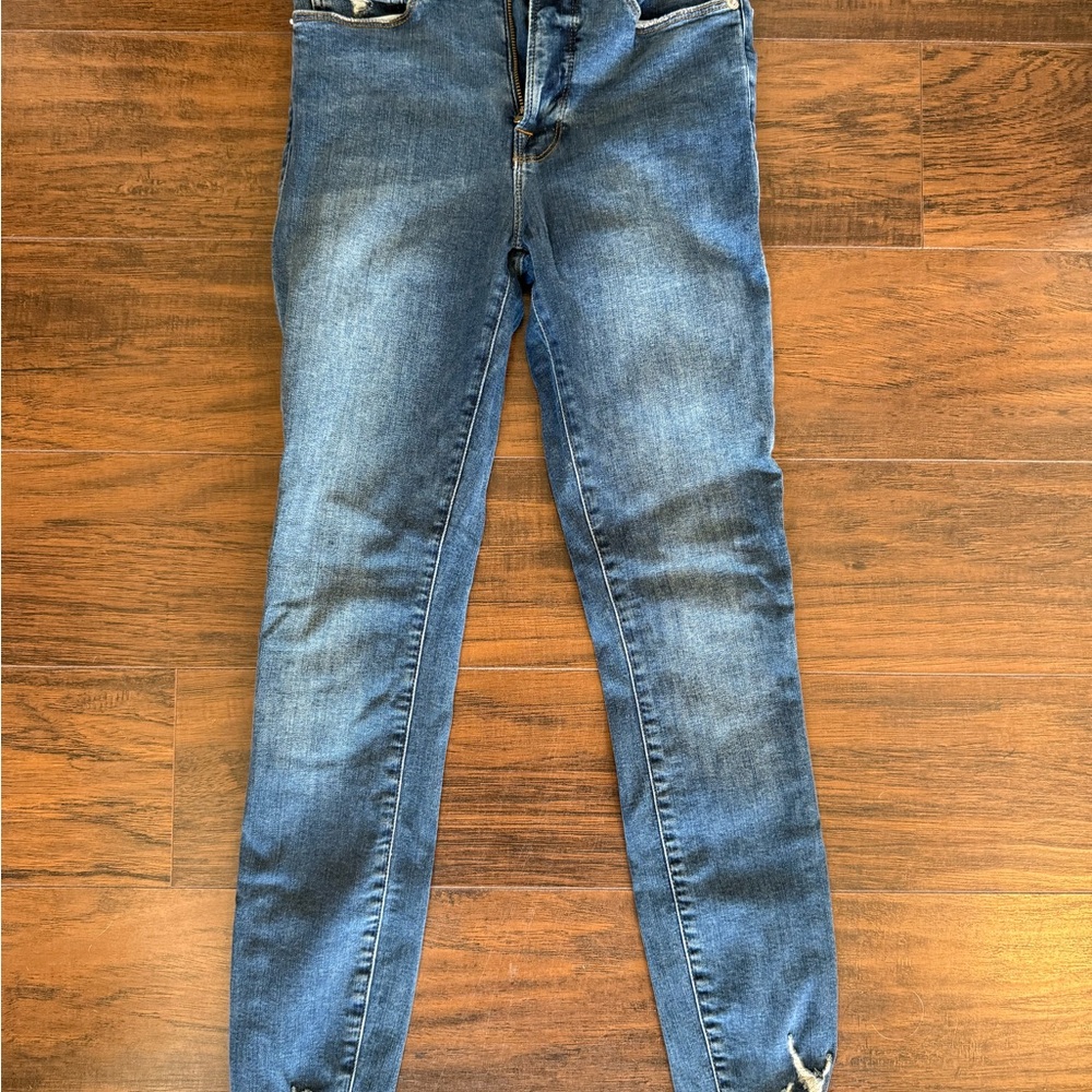 Good American Dark Blue Skinny Jeans